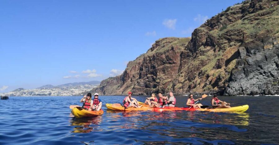 Caniço, Madeira: Marine Reserve Kayak & Snorkelling Tour - Cliff-coast kayaking: what the view is actually like