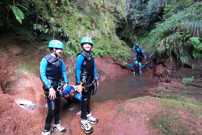 Canyoning in Madeira Island- Level 1 - What you’ll actually do on the Level 1 route: four rappels, jumps, and toboggans