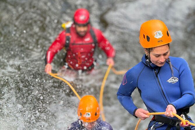 Canyoning in Madeira - Level 2 - Guided Support Is the Difference Maker (Pedro, David, Joao, Bruno, Enzo)