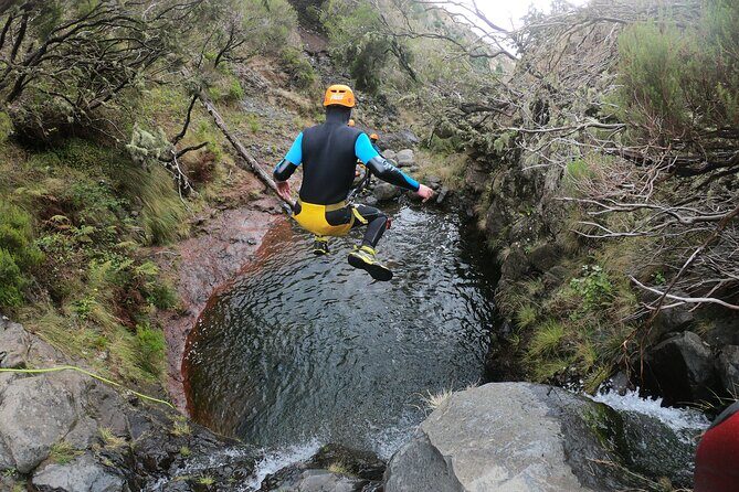Canyoning in Madeira: Ribeira das Cales - Funchal Ecological Park - Ribeira das Cales canyoning: the action you’re really signing up for