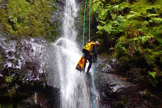 Canyoning Madeira Island - Level Two - What you actually do during Level Two: abseils, pools, and stream moves