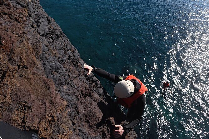 Coasteering Adventure with Snorkeling from Funchal - The Real Action: Cliff Jumps, Rock Scrambles, Sea Caves, Snorkeling