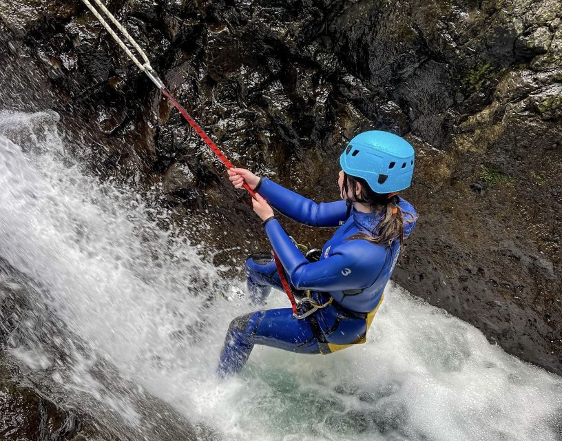 From Funchal: Intermediate (Level 2) Canyoning Adventure - The rope system, harness work, and why guides keep you calm