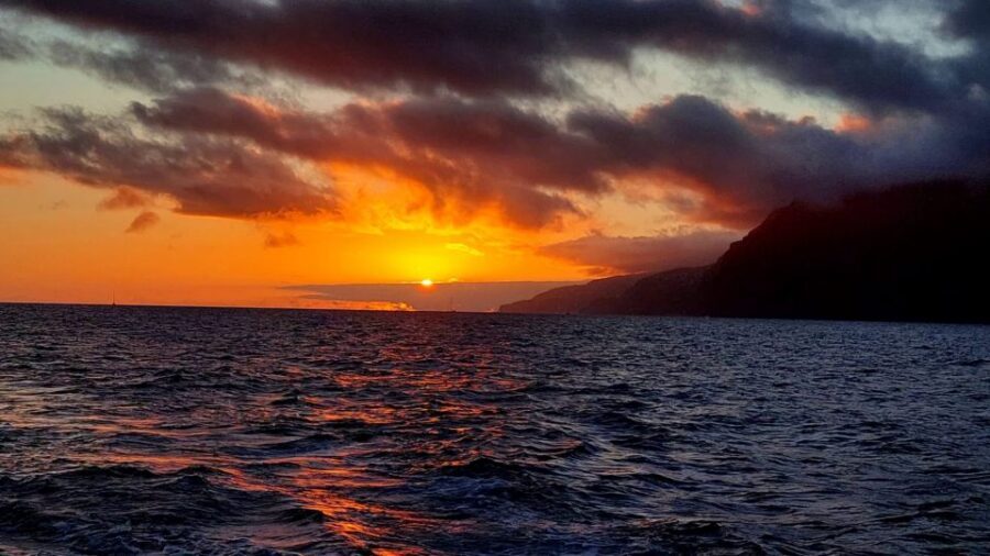 Funchal: Cabo Girão Sunset Catamaran Tour - Sunset sailing back to Funchal (and how to handle the bar)