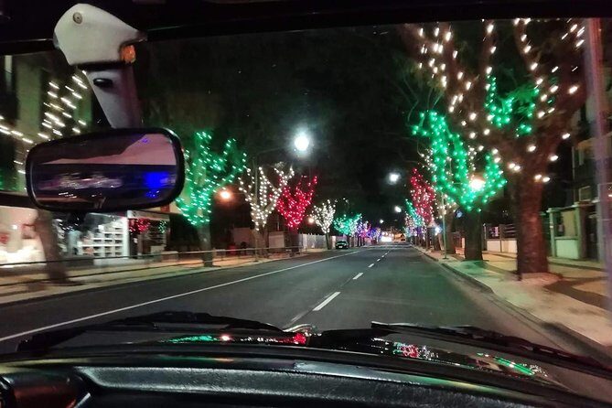 Funchal Christmas lights sightseeing night tour - The classic car experience: fun factor, real viewing advantages