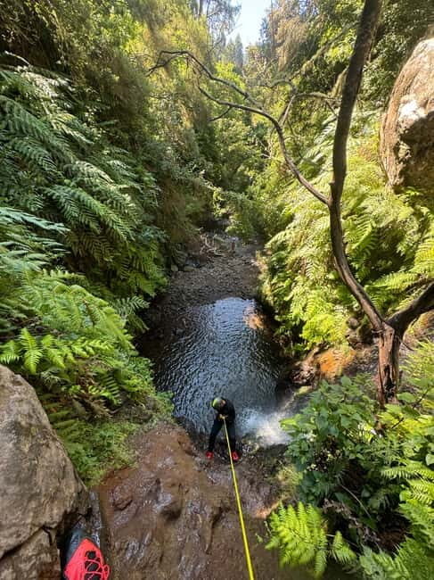 Funchal: Explore Canyoning Level 1 Rochão - Four abseils and the 15-meter highlight (what your body feels)