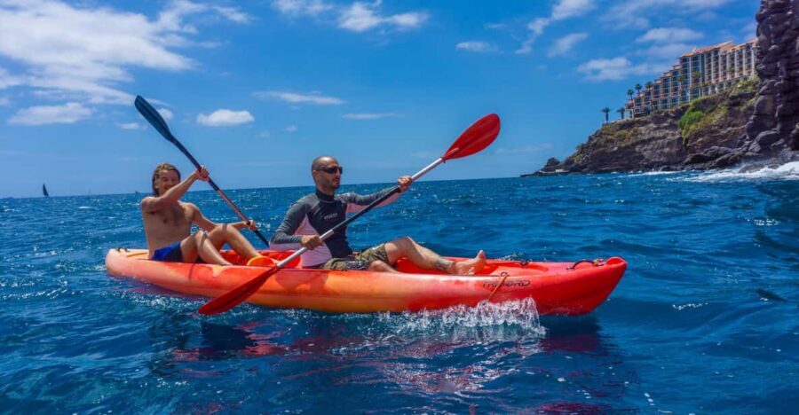 Funchal: KAYAK Rental or Guided tour with snorkeling - Sustainability angle: carbon-neutral paddling with real sea time