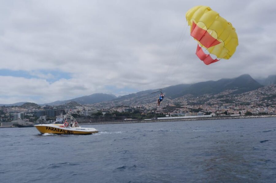 Funchal: Parasailing Tour on the Coast of Madeira Island - From Marina Nova to a Sky-Quiet Moment Over Madeira