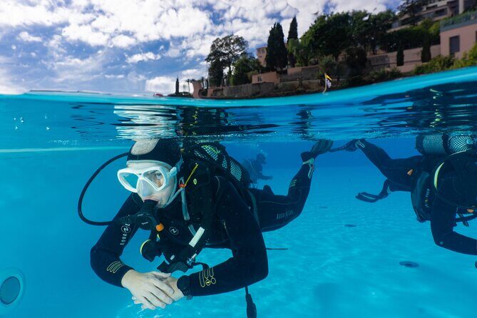 Funchal: Scuba Diving Experience for Beginners - Pool training: how you learn to breathe, float, and not panic