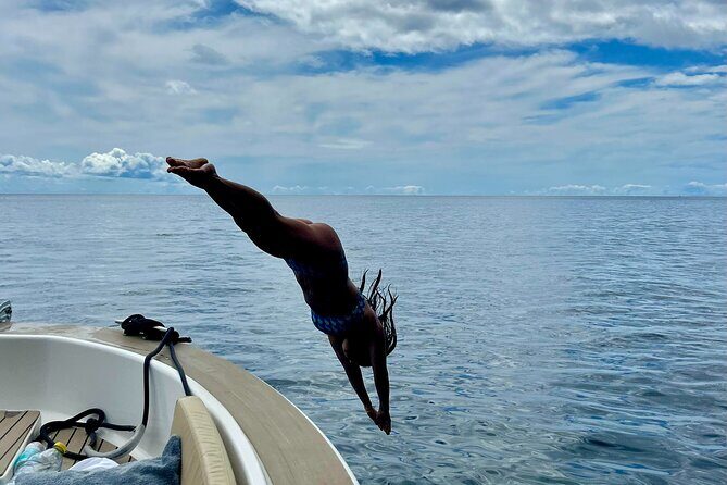 HD Private Boat Tour from Funchal – Swim, Paddle, Snorkel&Relax - When weather changes, the tour still protects the good parts