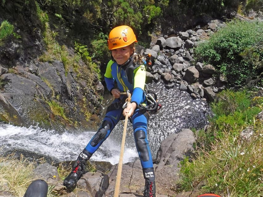 Madeira: Beginner (Level 1) Canyoning Experience - The Canyoning Route in Madeira: Pools, Slides, Jumps, and Six Waterfalls