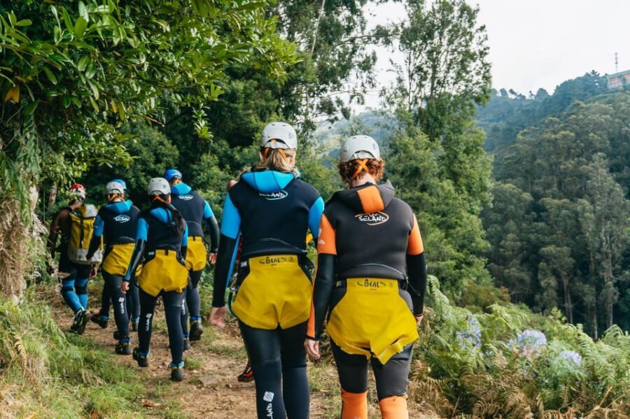 Madeira Canyoning Beginners – Easy & Fun Waterfall Adventure - The flow of the day: van time, the briefing, then into the canyon