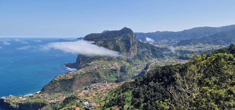 Madeira East Island Tour and Levada Walk - Morning pickup and the first viewpoint drive above Funchal