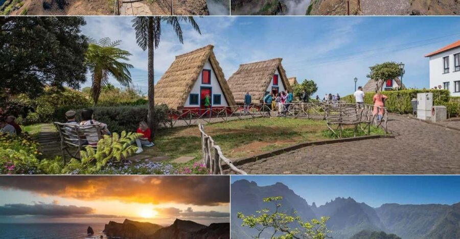Madeira Funchal:East Tour Pico Arieiro & Santana&Laurissilva - Faial (Guindaste) Glass Walkways: Ocean Views, Not Just Looking