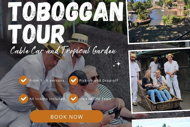 Madeira Highlights: Toboggan, Garden & Cable Car (All-Inclusive) - Toboggan time in Monte: fast, fun, and actually unique