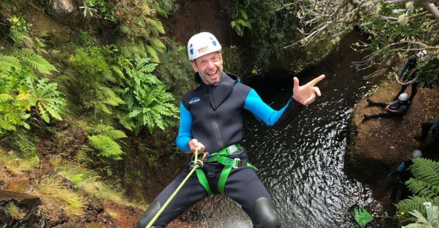 Madeira: Level-1 Canyoning Adventure - Rappelling down waterfalls: the moment you stop thinking and start feeling