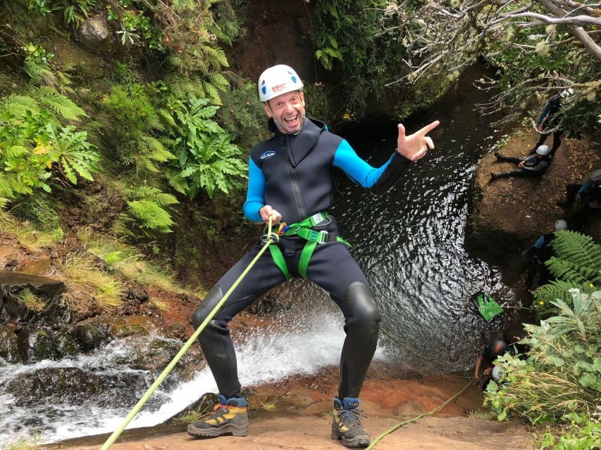 Madeira: Level-1 Canyoning Adventure - Safety briefing at the local bar: how Level 1 stays friendly