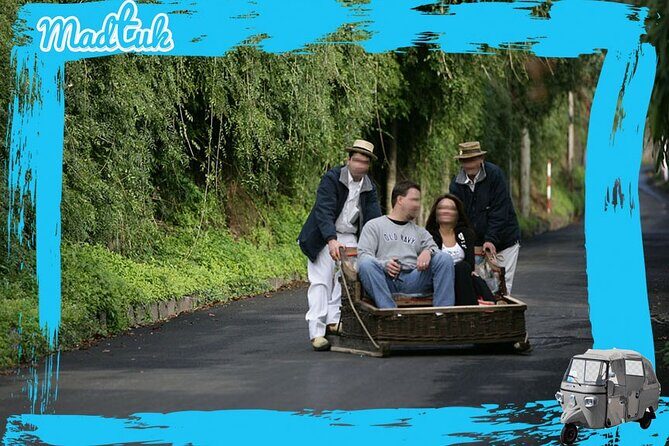 Madeira Monte Tobbogans and Old Town Tuk Tuk Tour by MadTuk - Riding from Funchal Coast to Santa Luzia Gardens