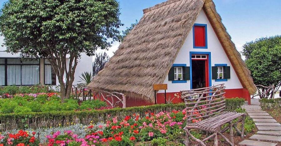Madeira: Santana 6-Hour Full-Day Tour - Santana village and its pointed thatched roofs