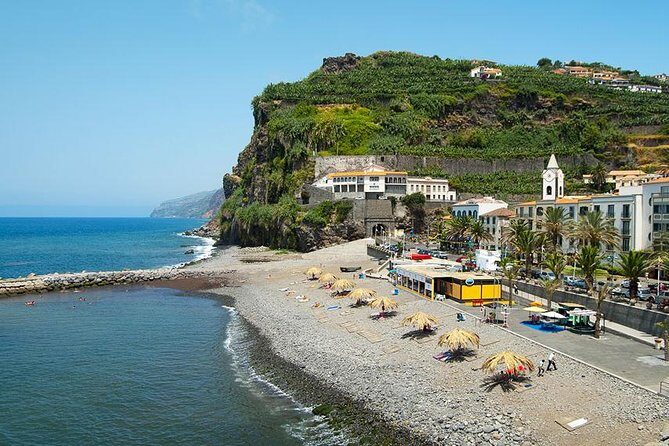Madeira Southern Coast Tour from Funchal - Banana country at Madalena do Mar: ocean + plantations close together
