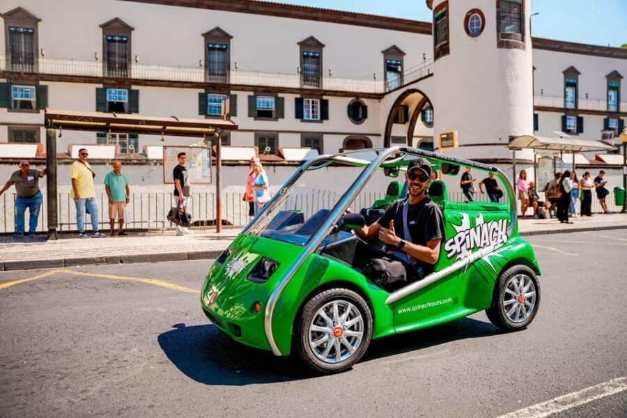 Self-drive Guided Tour | Explore Funchal on an Electric Car - Meeting Spinach in Funchal: where the tour really starts