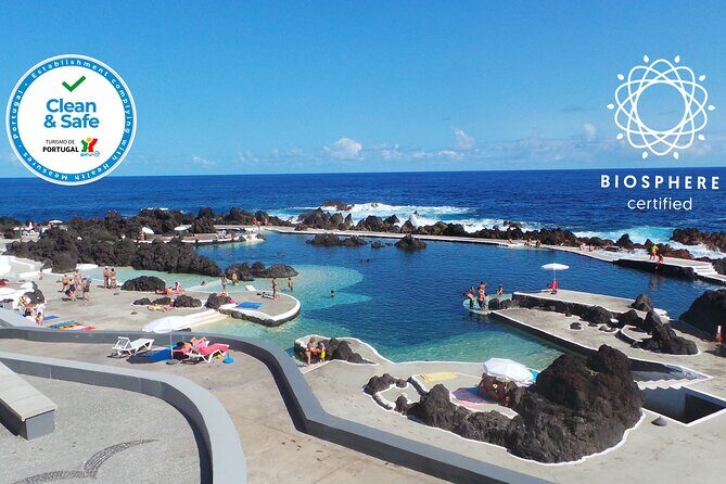 West 4x4 Experience: Skywalk, Porto Moniz Pools and Fanal Forest - Miradouro do Véu da Noiva: the 30-minute waterfall moment