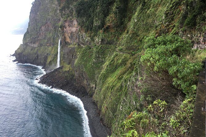 West Madeira 4x4 Tour with Local Guide - Ponta do Sol pier, the natural car-wash waterfall, and first views